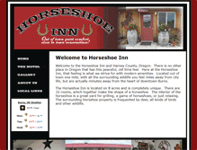 Tablet Screenshot of horseshoeinn.net